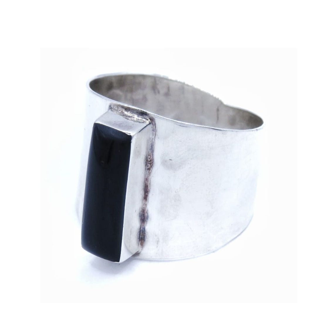 Anillo Tetsu – Talla 12 Plata Primera Ley 925 con Resina