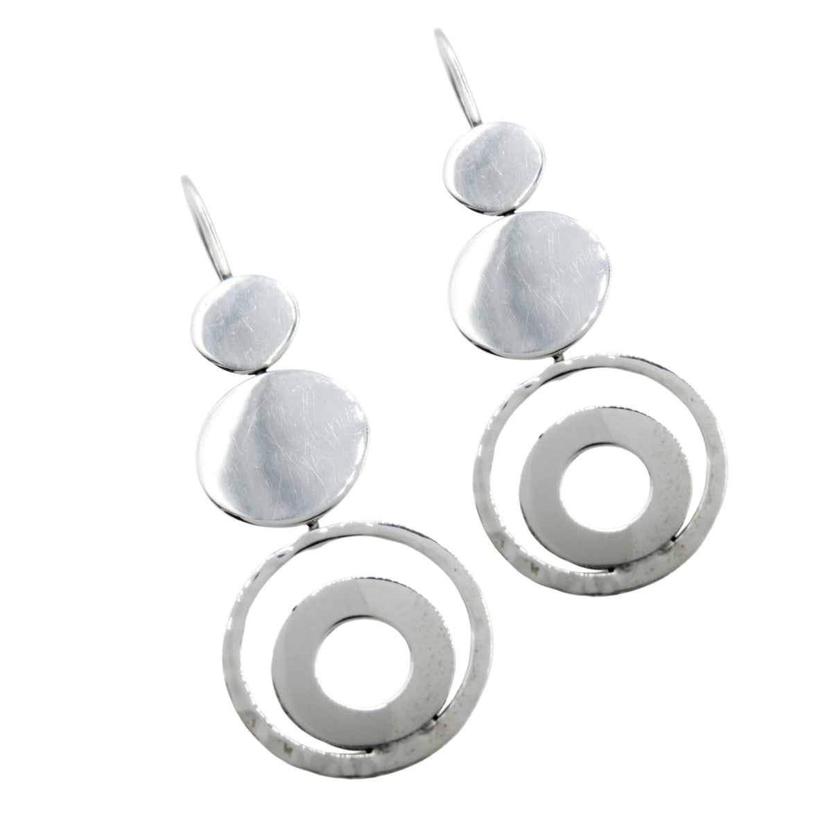 Pendientes largos Plata Primera Ley 0.925 Ottilie