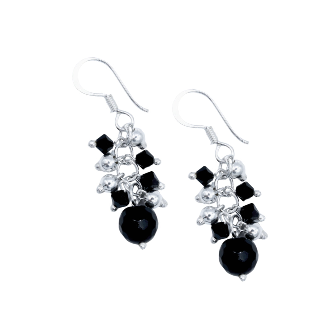 Pendientes Velia, Plata Primera Ley 0.925 con Cristal