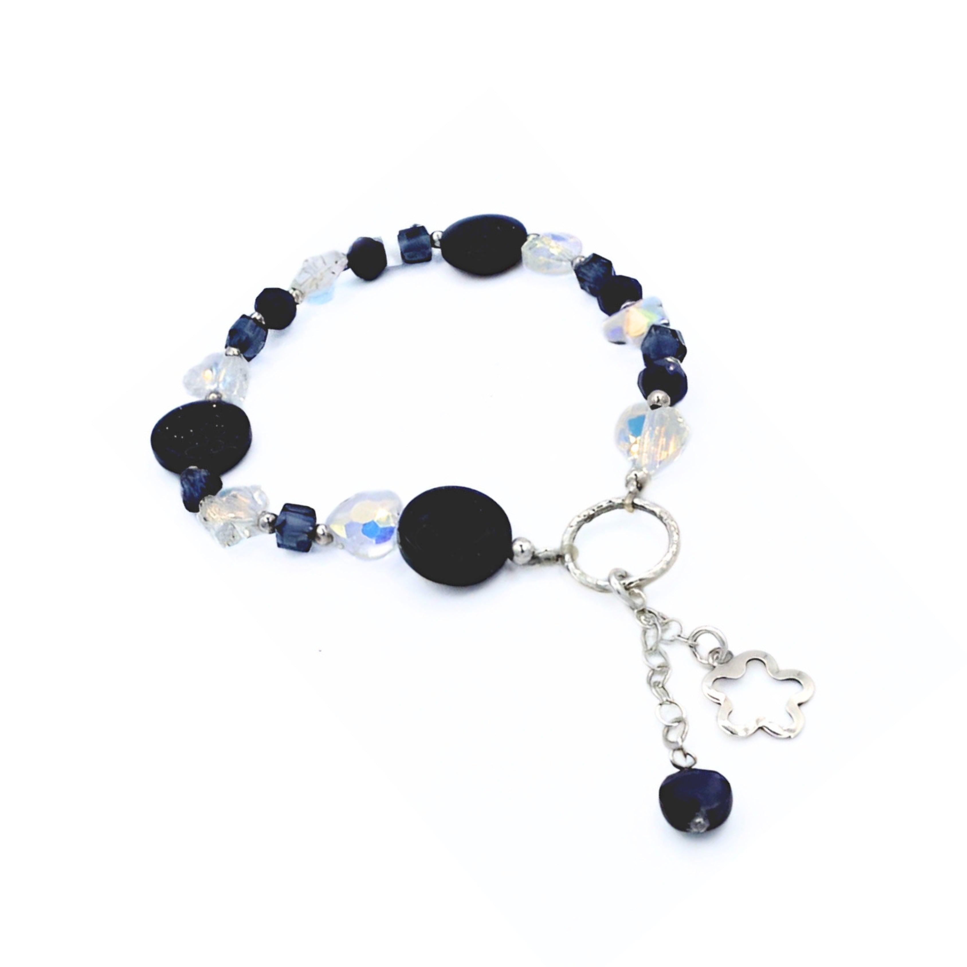 Pulsera Nazara Plata Primera Ley 0.925 con Zirconia